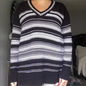 Vince textures stripe sweater